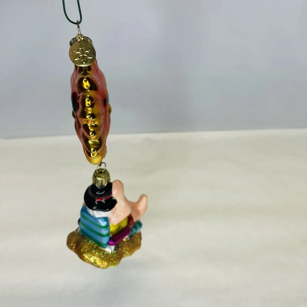 VTG 2000‎ Christopher Radko Santa's Day In The Sun  Large Christmas Ornament
